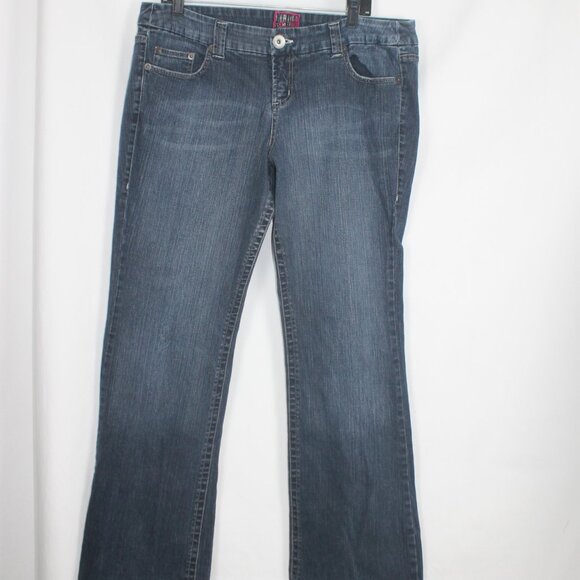 torrid Denim - TORRID Denim Jeans Woman Size 16 Dark Blue Boot cut 5 Pocket Design Stretch